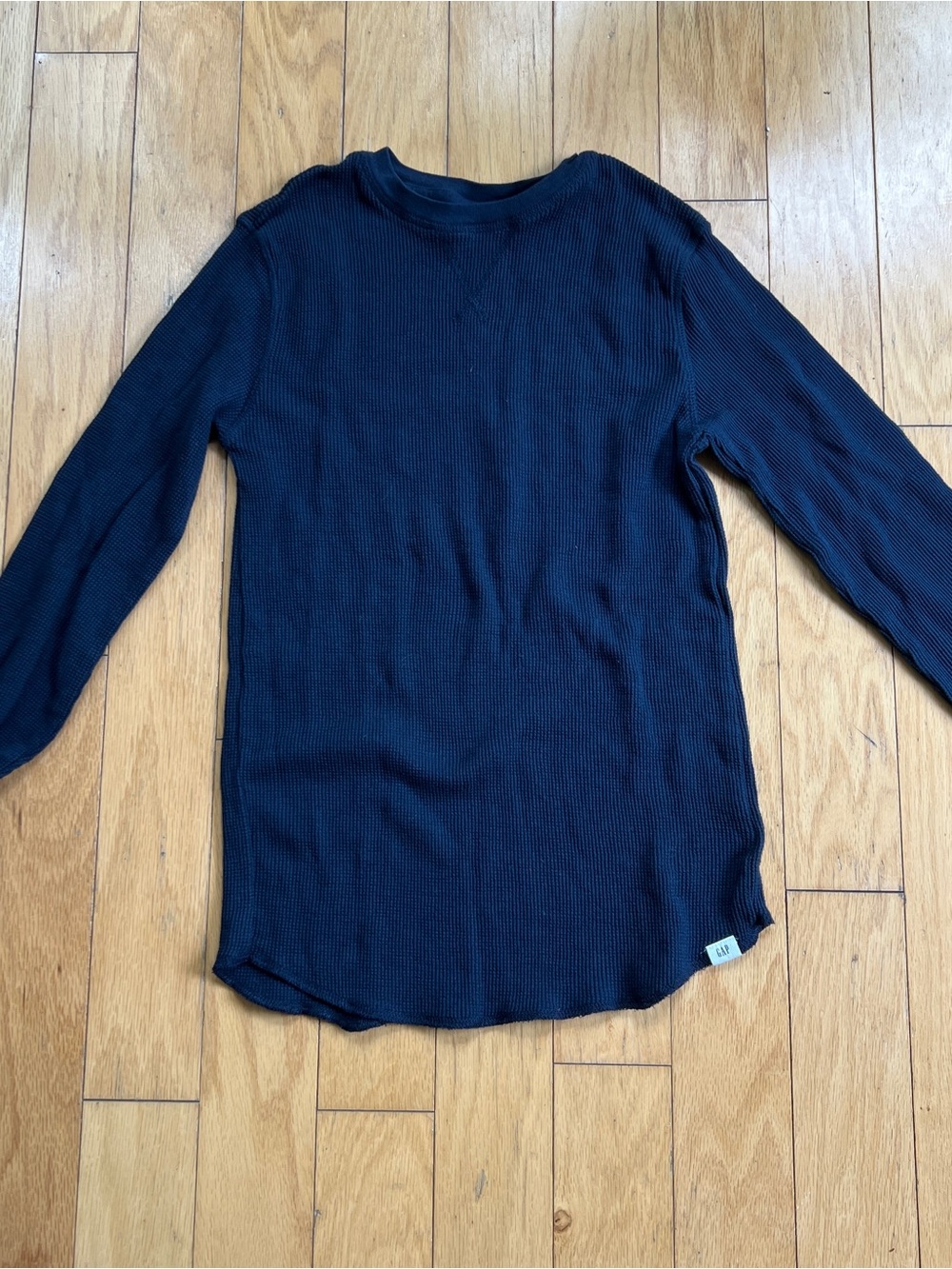 GAP kids Long Sleeve Thermal Top in Navy